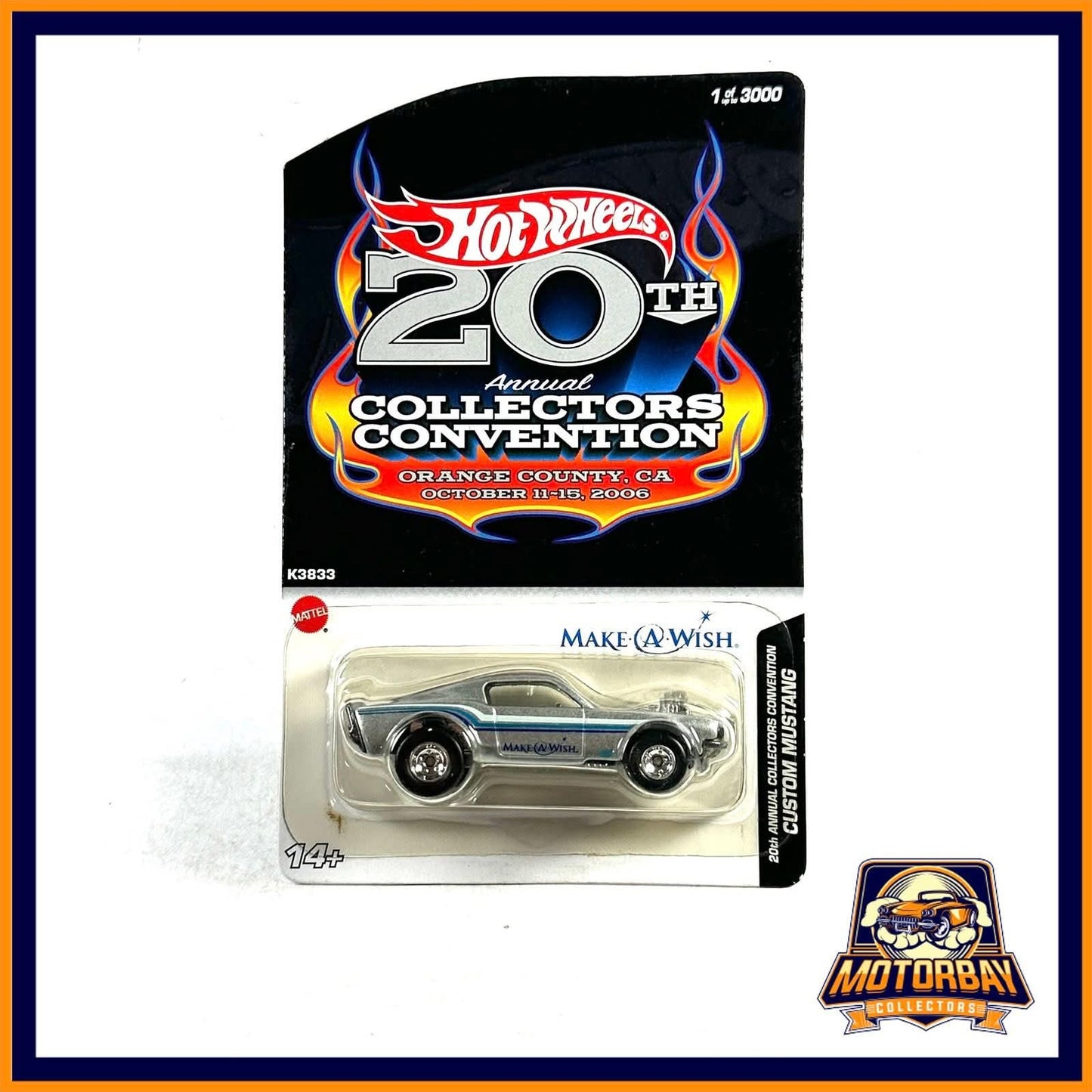 Hot Wheels 1/64 Custom Mustang Convención