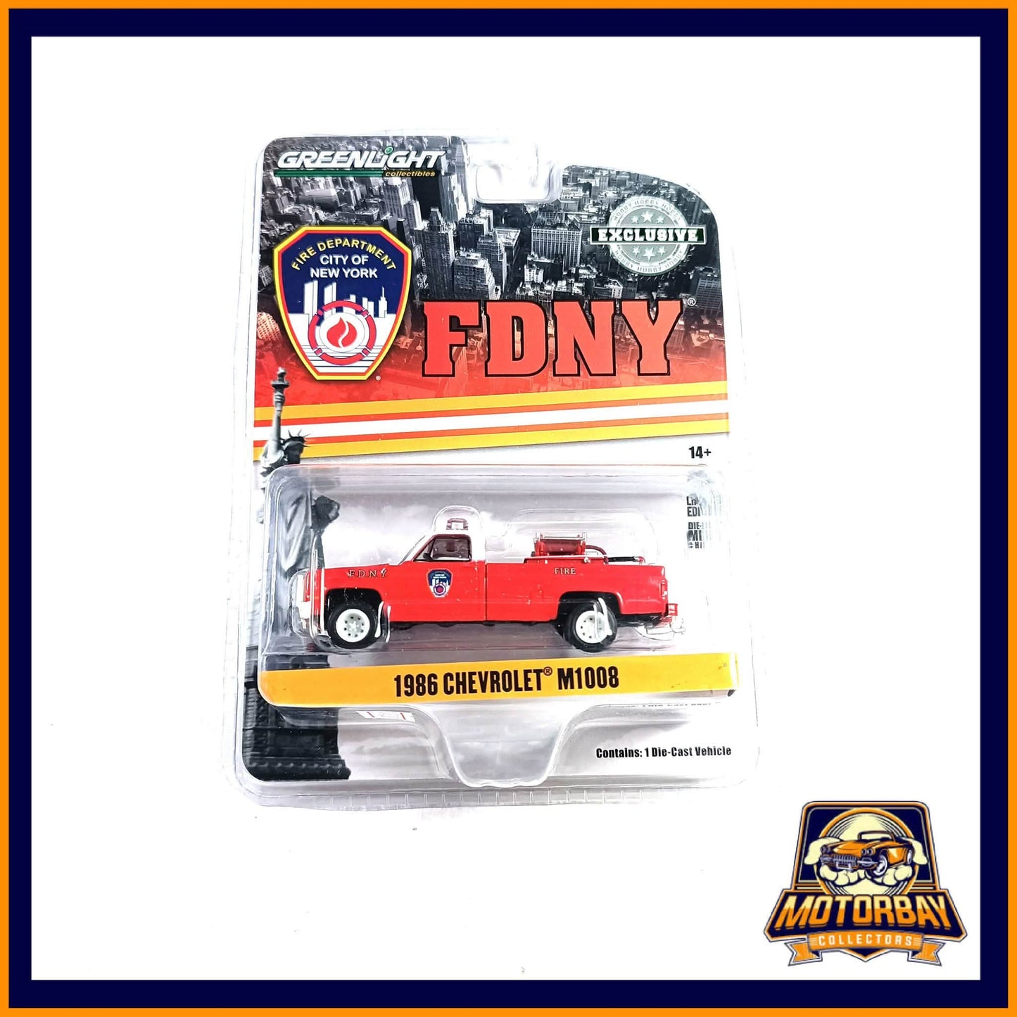 Greenlight 1/64 1986 Chevrolet M1008 FDNY