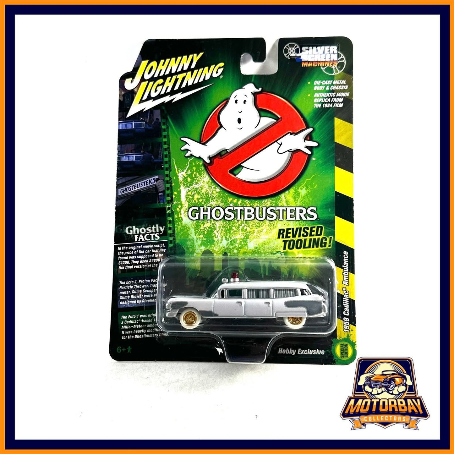 Johnny Lightning 1/64 1959 Cadillac Ambulance GhostBusters