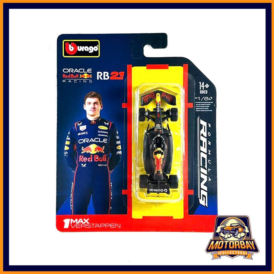 Burago 1/64 RB 21 Max Verstappen Formula 1