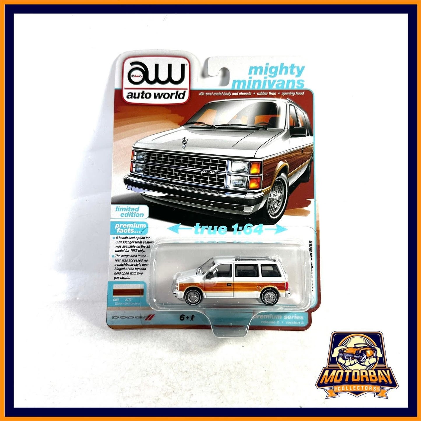 Auto World 1/64 1985 Dodge Caravan
