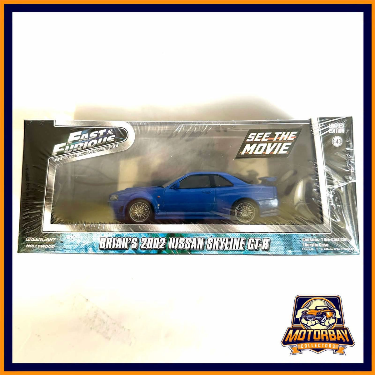 Greenlight 1/43 Nissan skyline r34 fast and furious