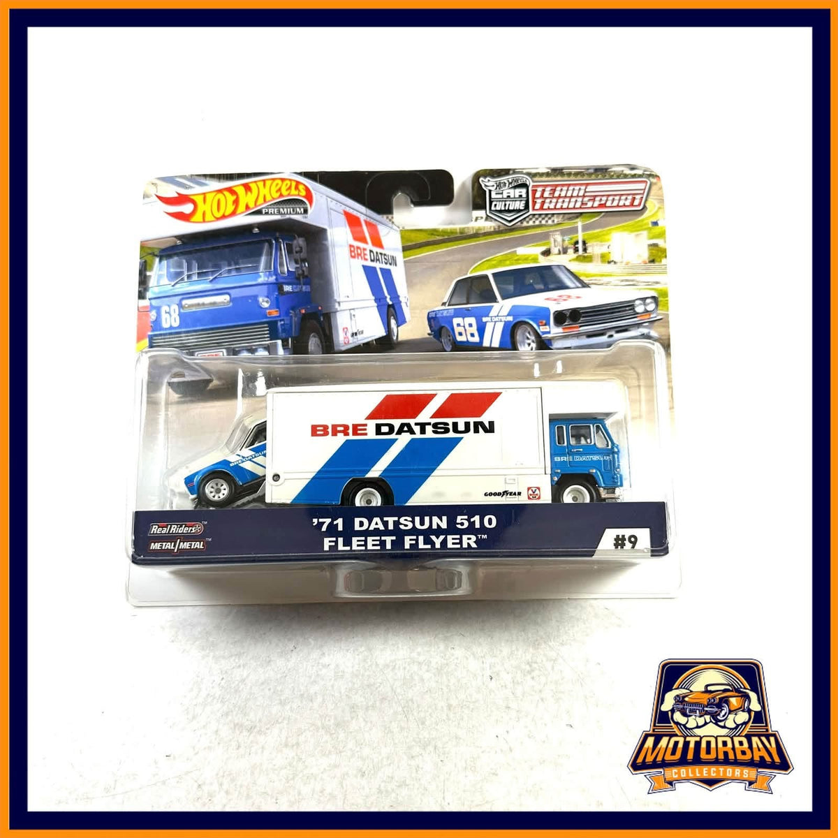 Hot wheels car culture team transport 1/64 Datsun 510