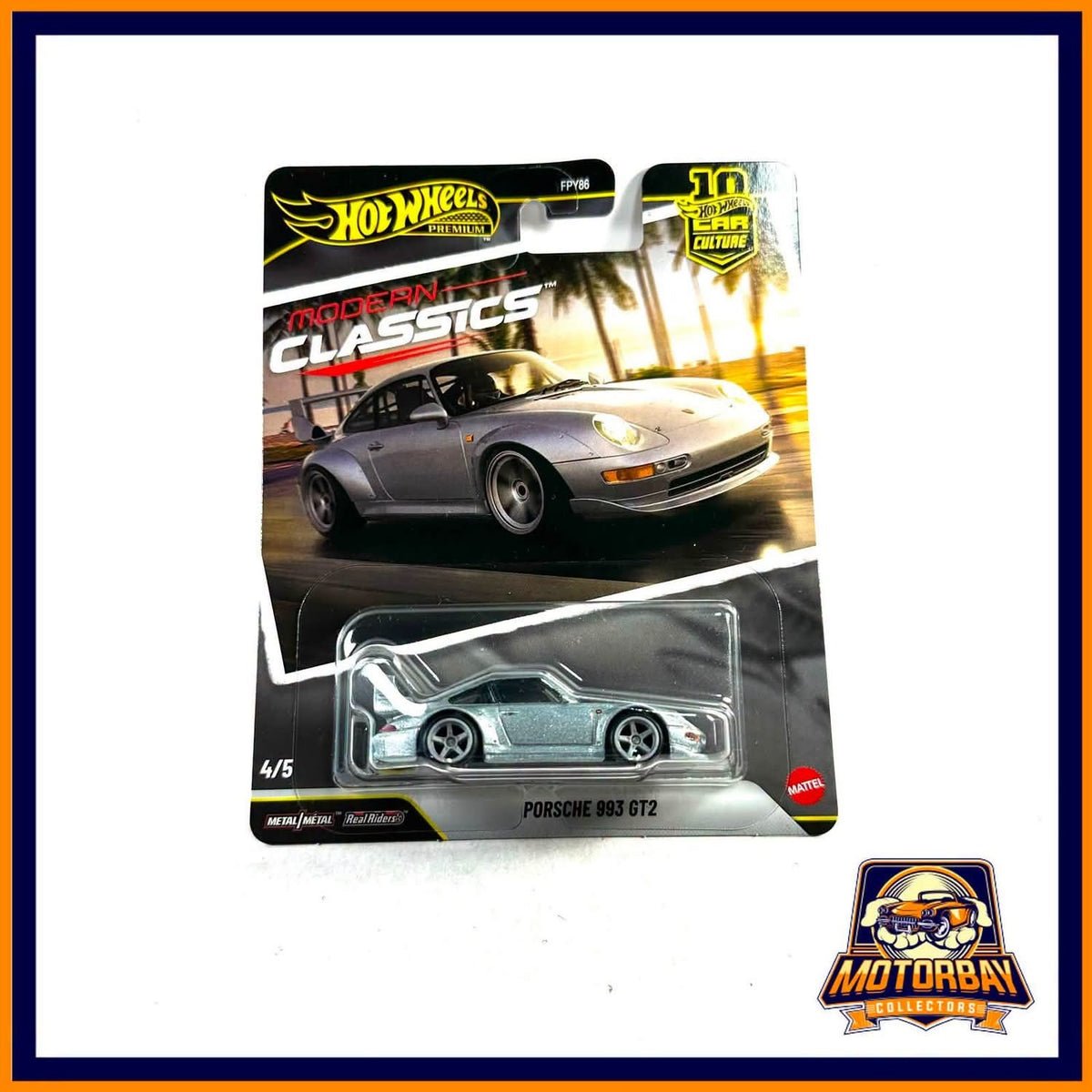 Hot Wheels premium 1/64 modern Classic Porsche 993 Gt2