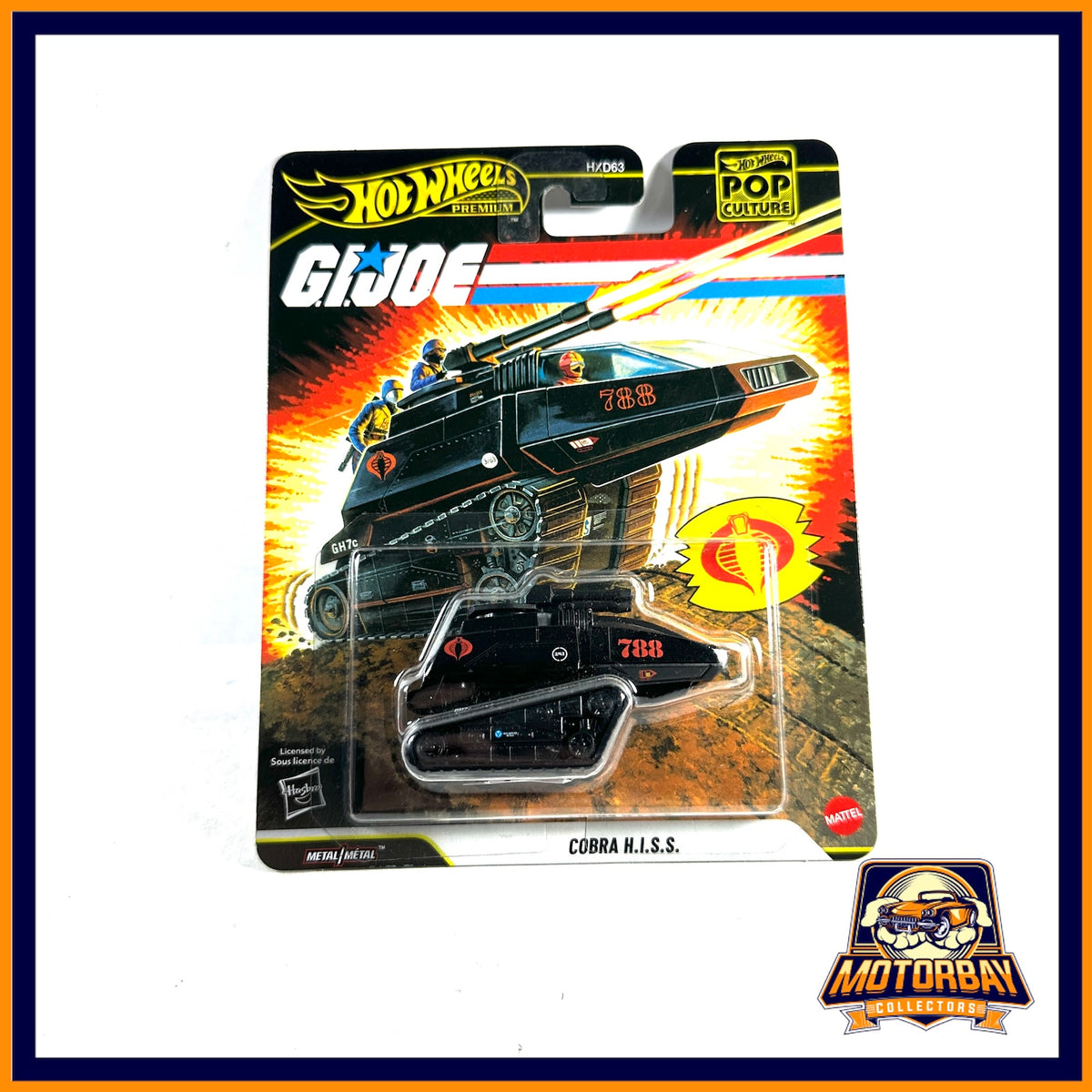 Hot Wheels pop culture premium 1/64 GI Joe cobra