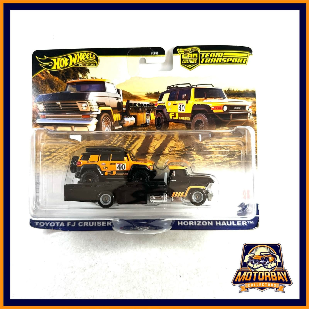 Hot wheels car culture team transport 1/64 Toyota fj cruiser