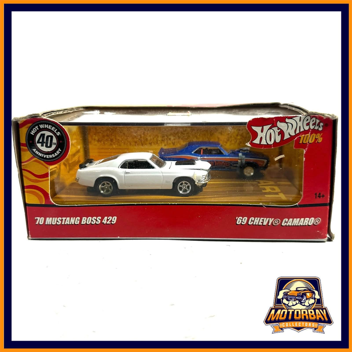 Hot wheels 100% set mustang boss / Chevy Camaro