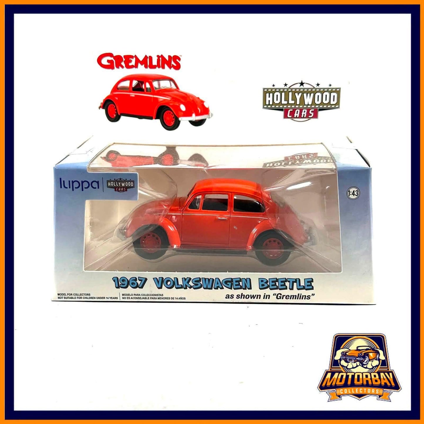 Luppa 1/43 Gremlins Volkswagen Beetle