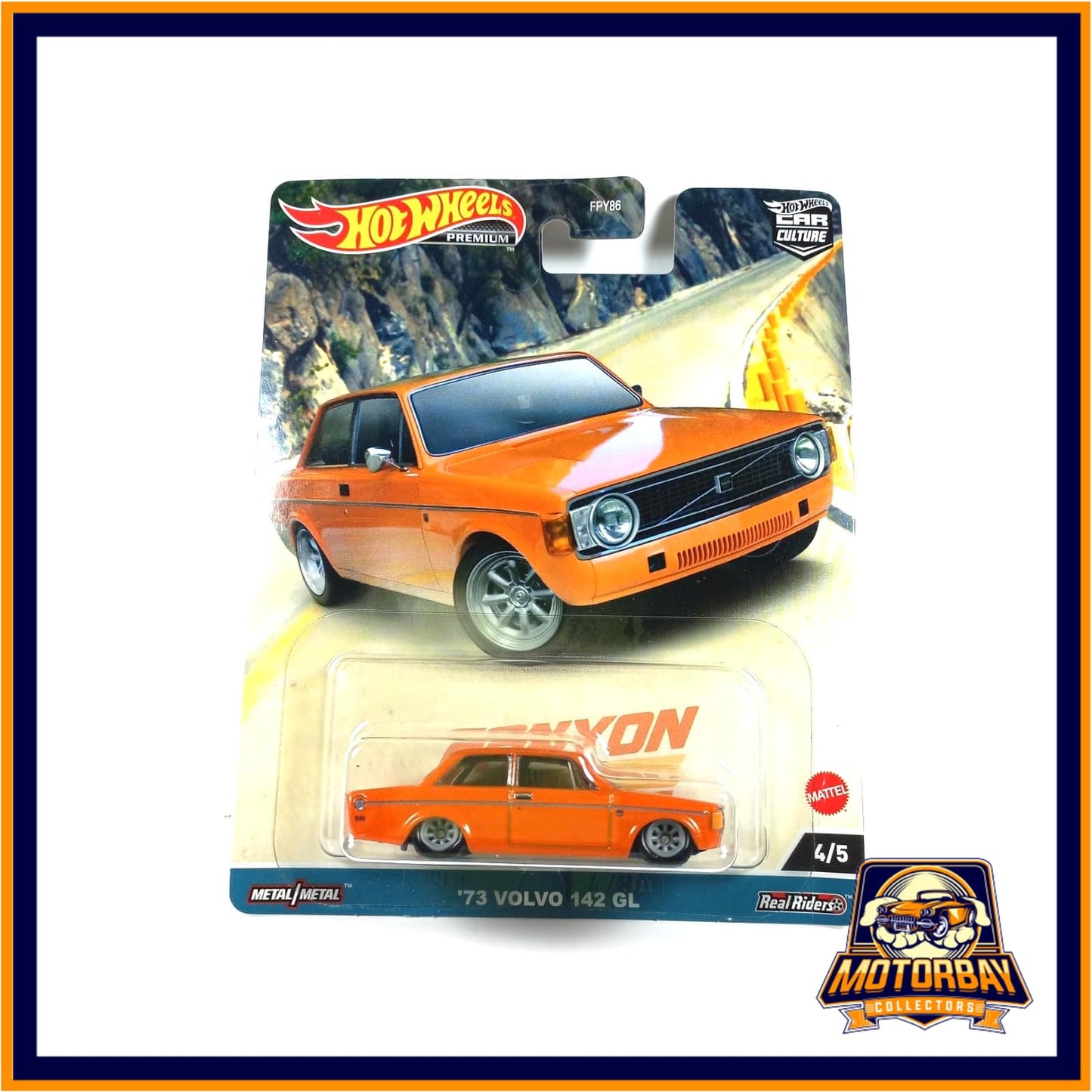 Hot Wheels 1/64 73 Volvo 142 GL