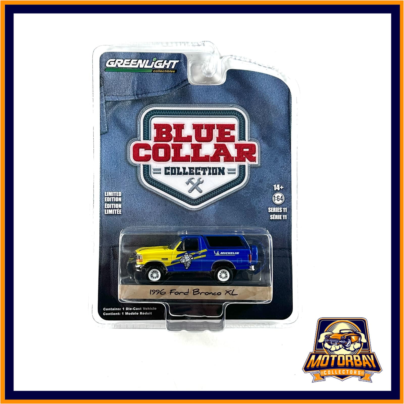 Greenlight 1/64 1996 Ford Bronco XL – Motorbay Collectors