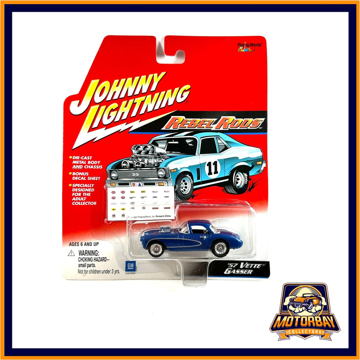 Johnny Lightning 1/64 57 Vette Gasser