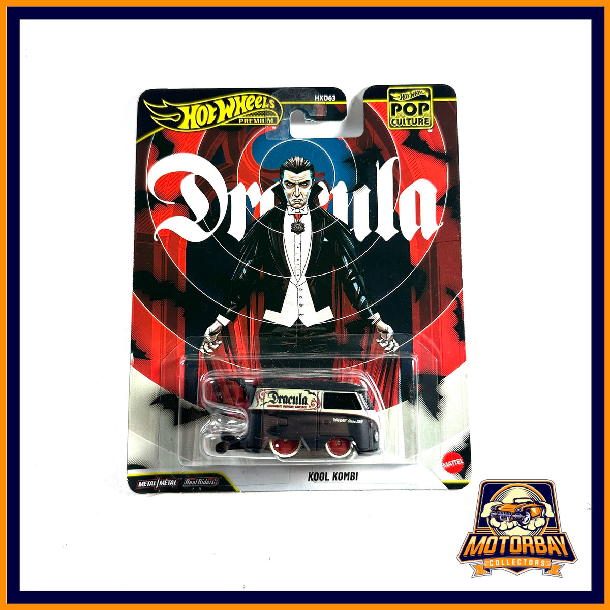 Hot Wheels pop culture premium 1/64 kool kombi Drácula