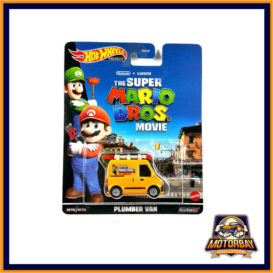 Hot Wheels 1/64 Mario Bros Plumber Van