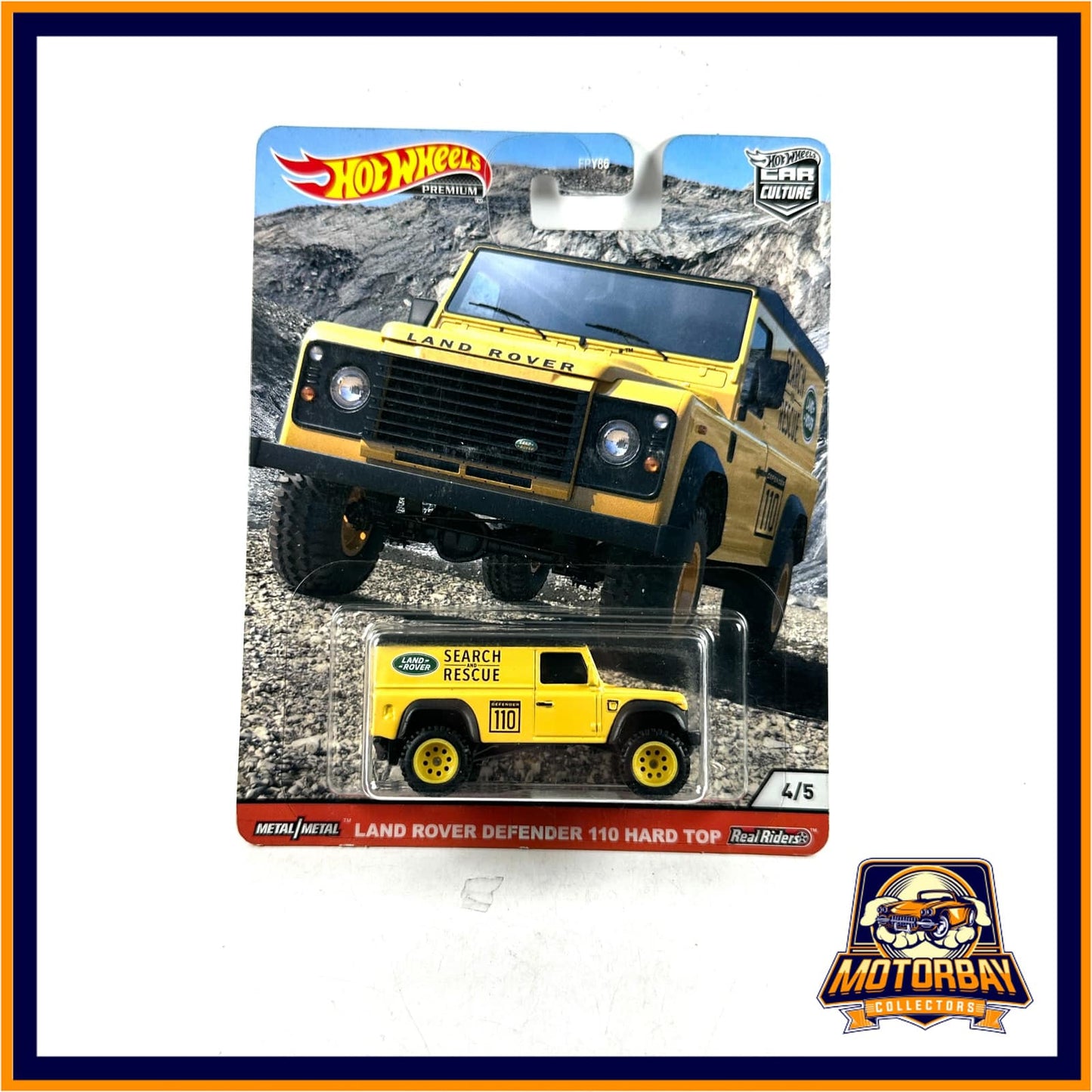 Hot Wheels 1/64 Land Rover Defender 110 Hard Top