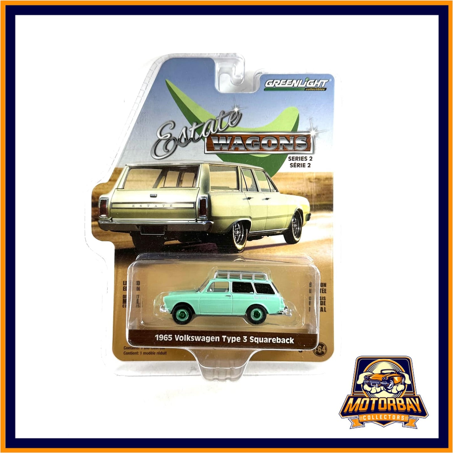 Greenlight 1/64 1965 Volkswagen Type 3 Squareback