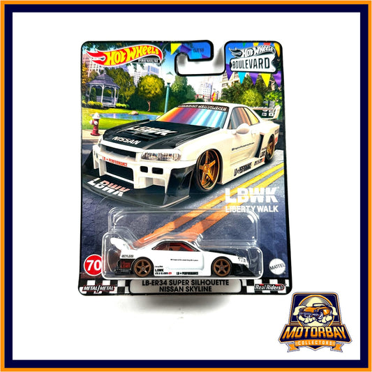 Hot Wheels 1/64 Nissan skyline LB-Er34 Super Silhouette