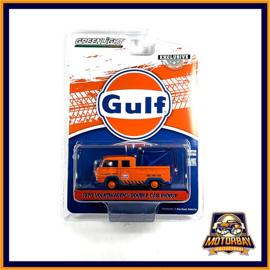 Greenlight 1/64 Gulf 1970 Volkswagen Double Cab Pickup