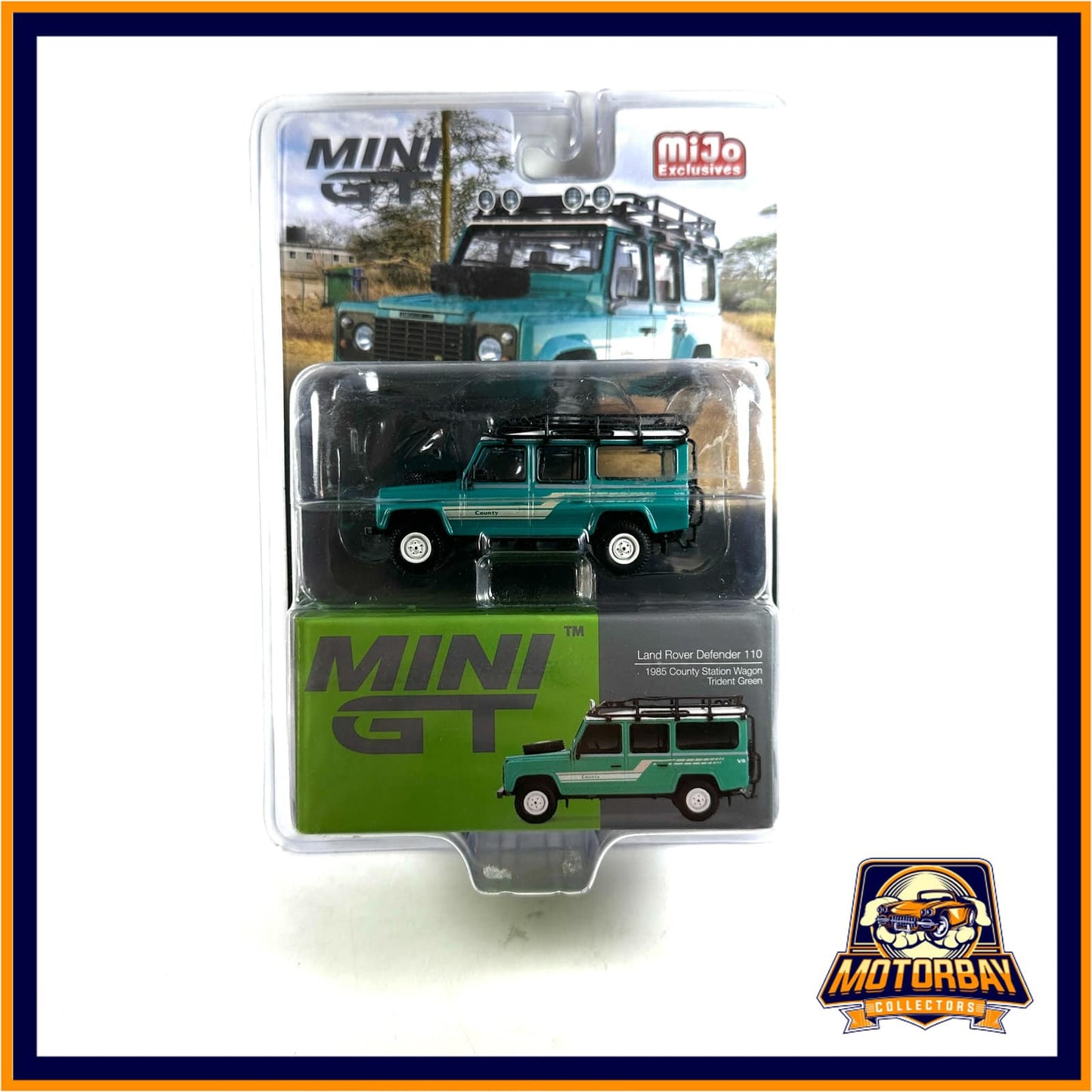 Mini GT 1/64Land Rover Defender 110 Trident Green