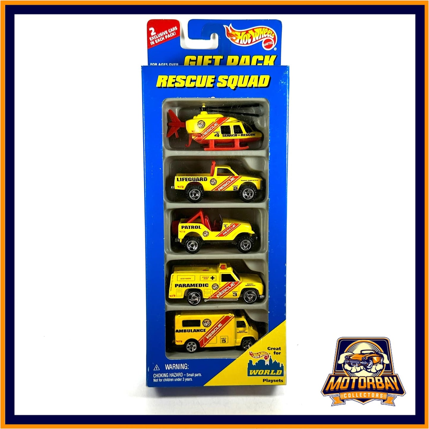 Hot Wheels 1/64 Pack Rescue Squad