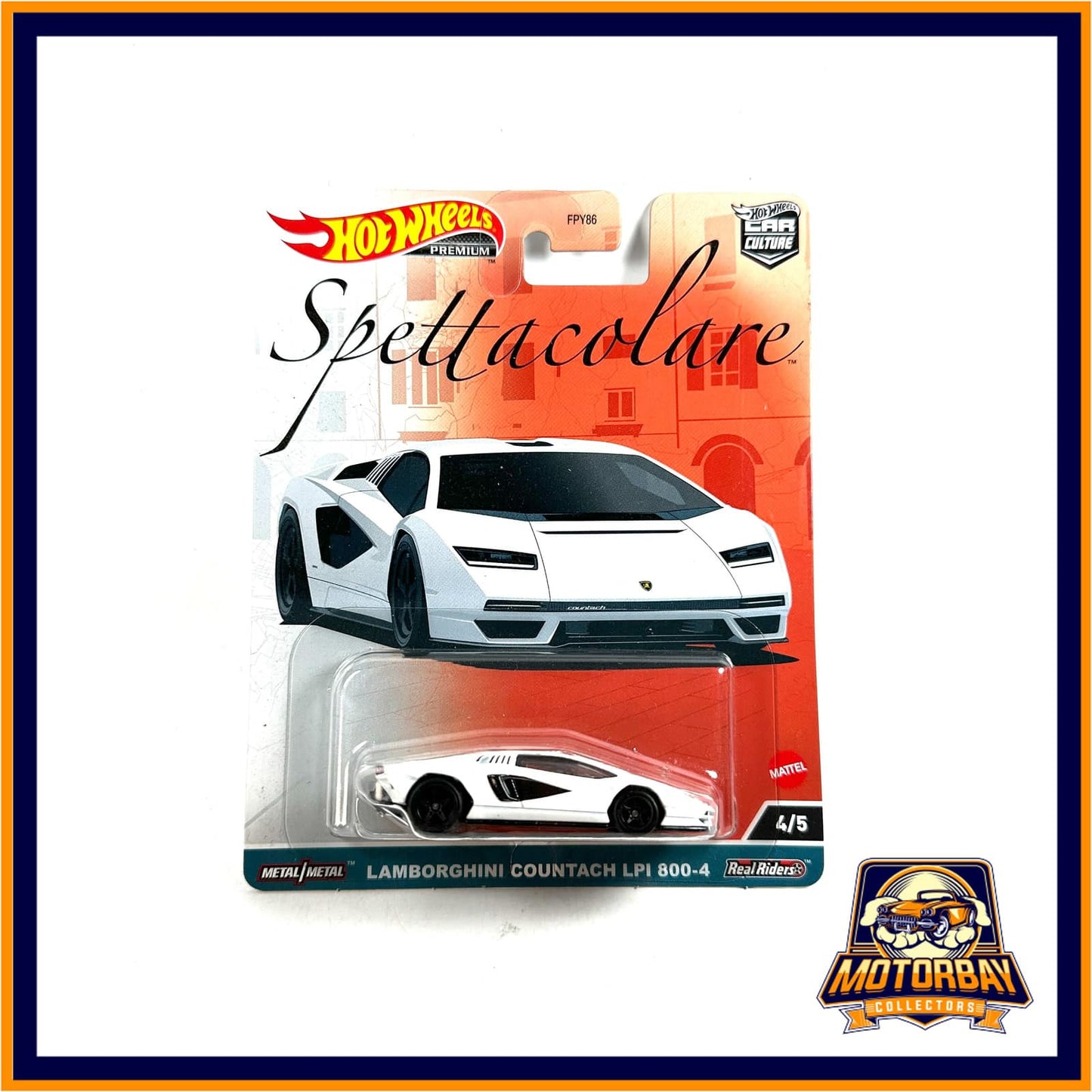 Hot Wheels 1/64 Lamborghini Countach LPI 800-4