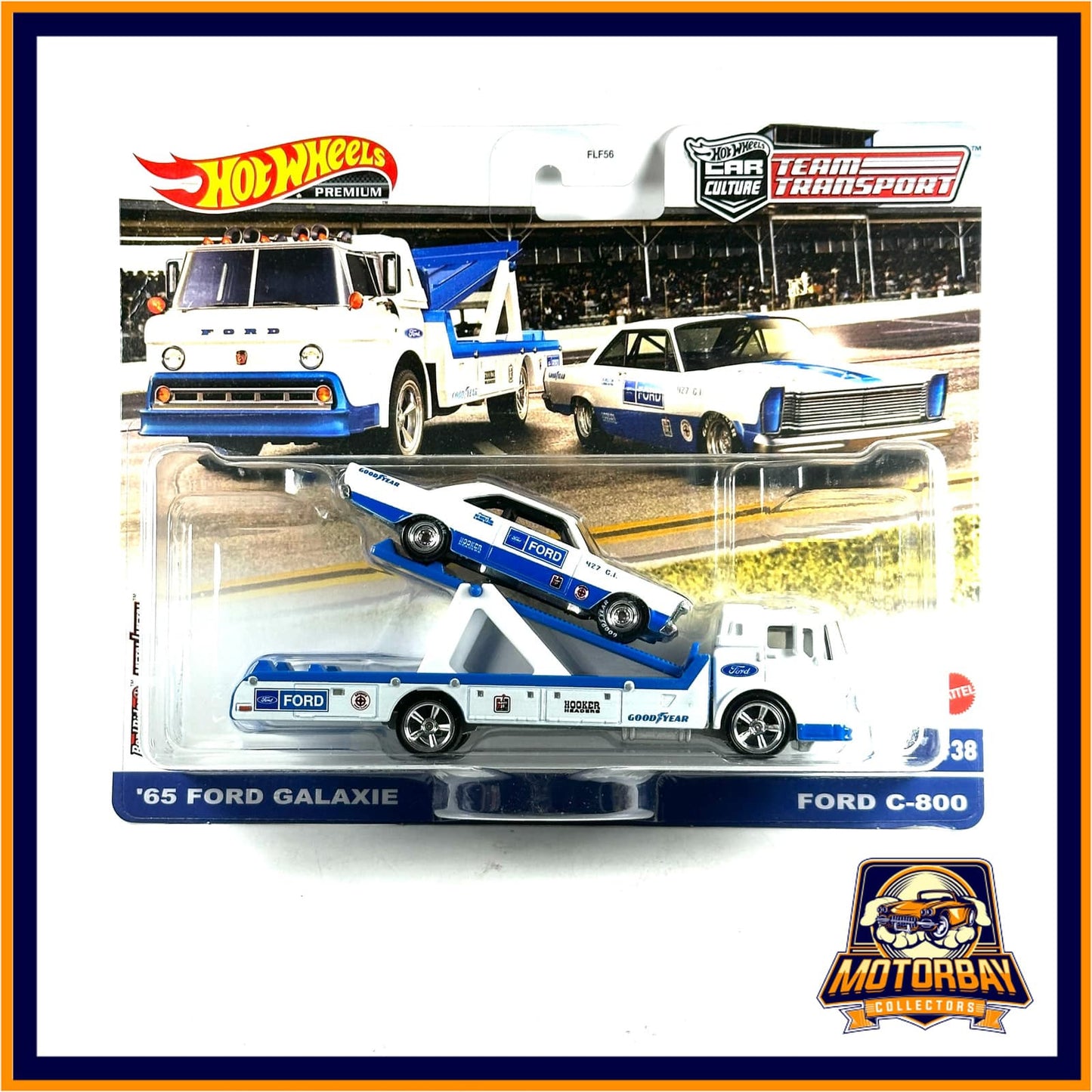 Hot Wheels 1/64 65 Ford Galaxie & Ford C-800