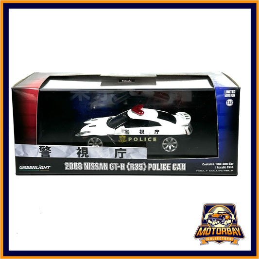 Greenlight 1/43 2008 Nissan GT-R R35 Police Car