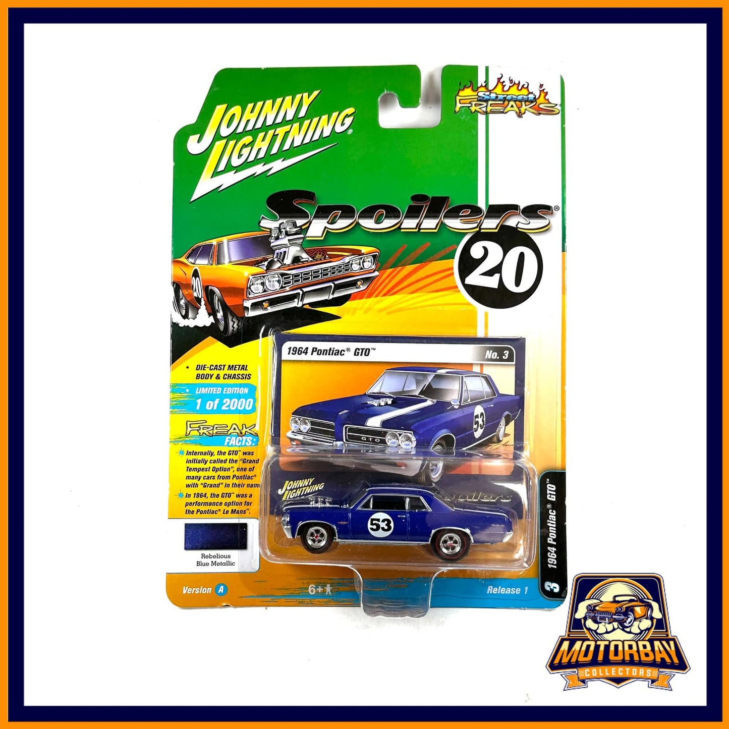 Johnny Lightning 1/64 1964 Pontiac GTO