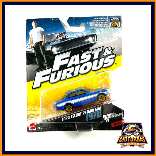 Mattel 1/64 Rapidos y Furiosos Ford Escort RS1600