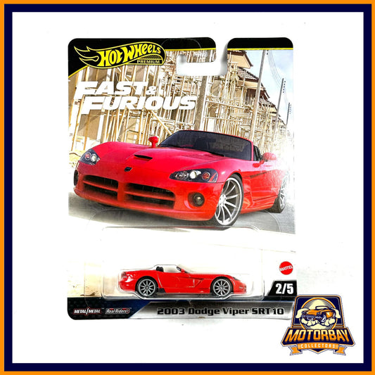 Hot Wheels 1/64 Rapidos y Furiosos 2003 Dodge Viper