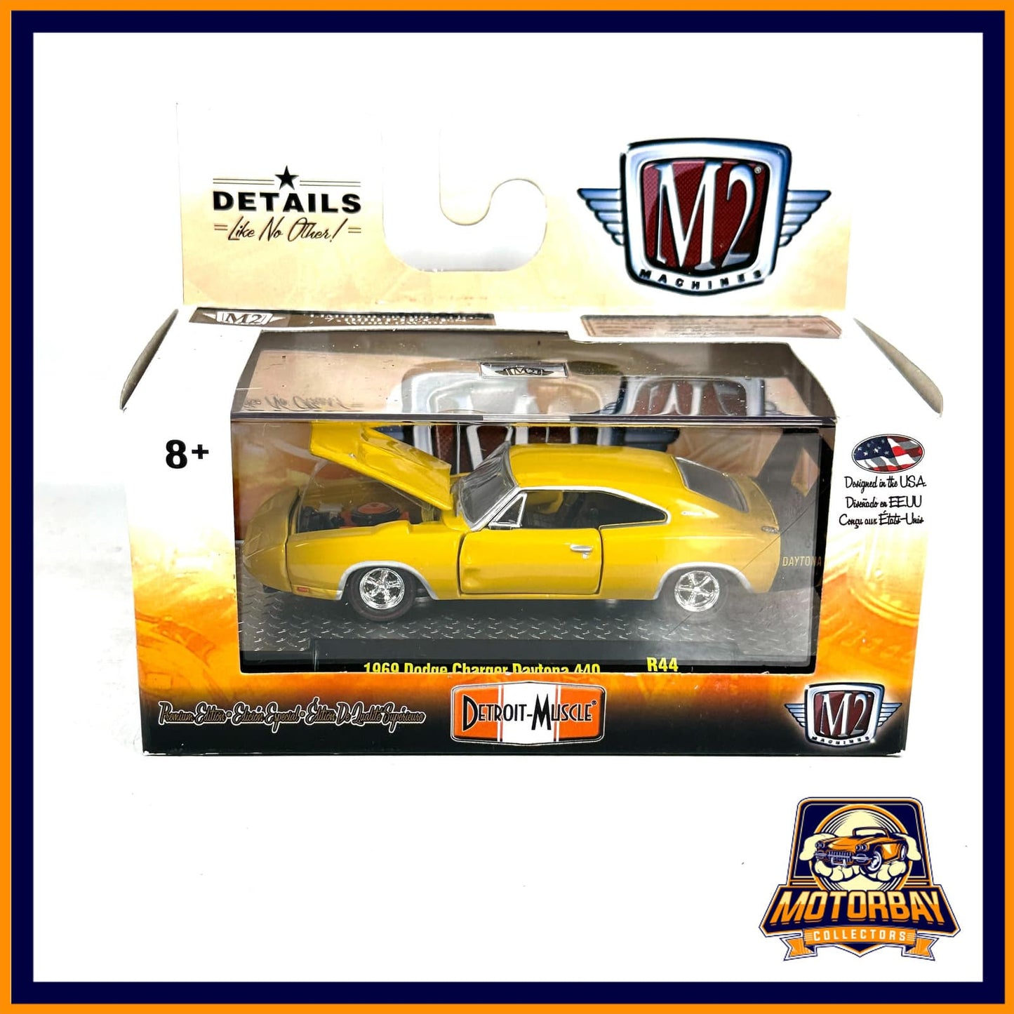 M2 1/64 1969 Dodge Charger Daytona