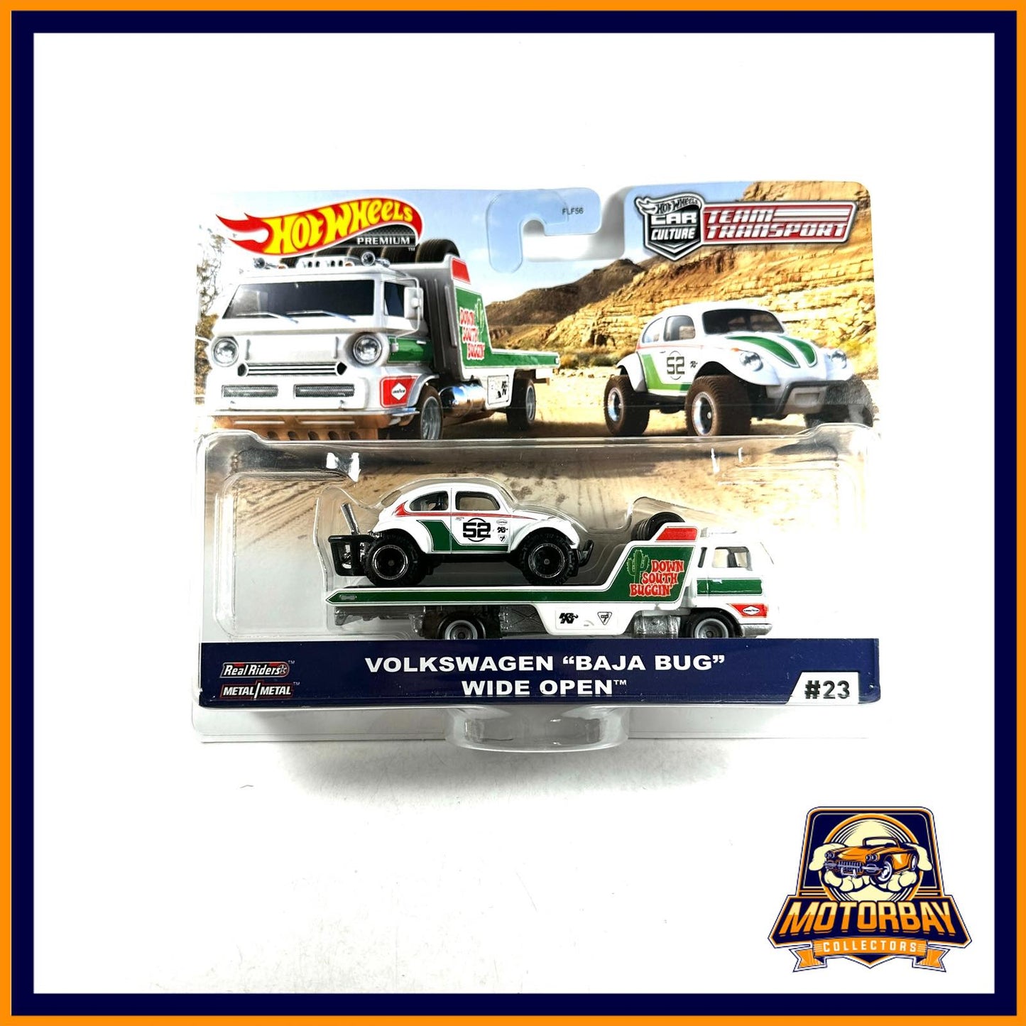 Hot Wheels 1/64 Team Transport Volkswagen Baja Bug Wide Open