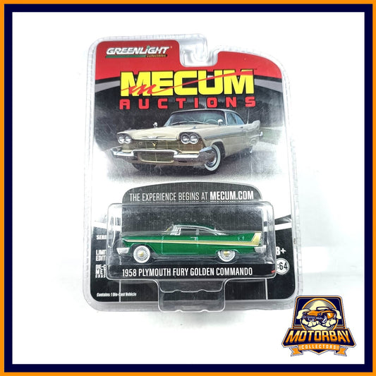 Greenlight 1/64 1958 Plymouth Fury Golden Commando
