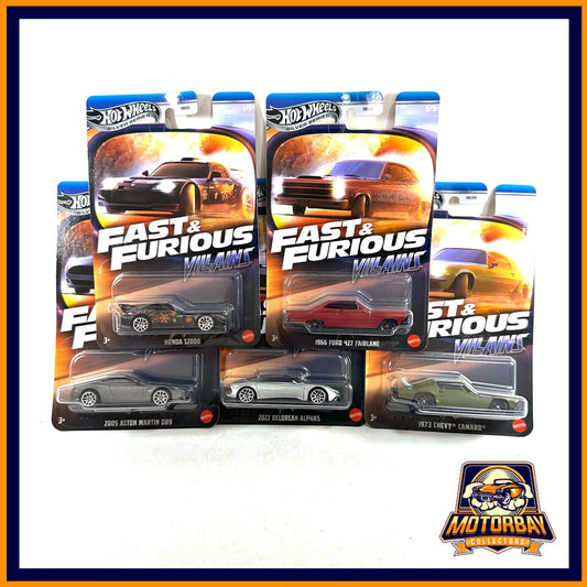 Hot Wheels 1/64 rápidos y Furiosos Set Villains