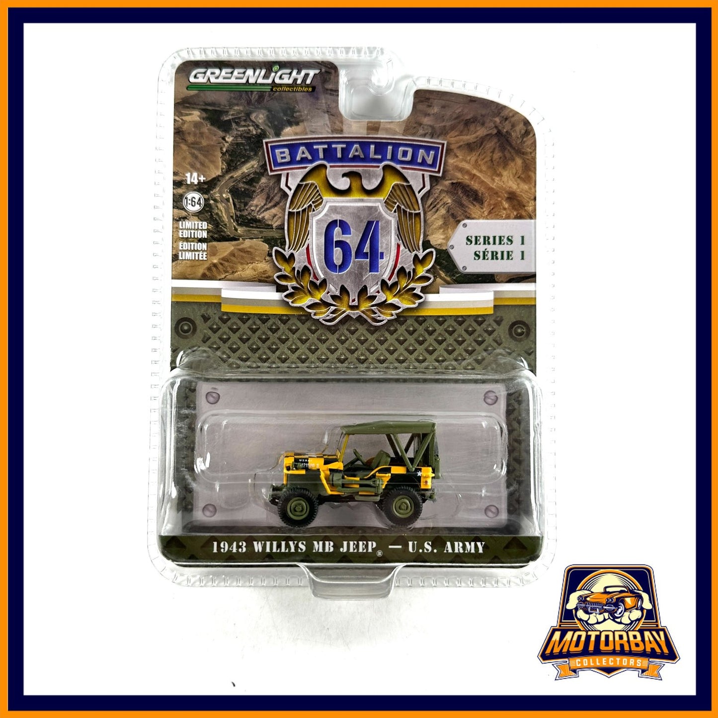 Greenlight 1/64 1943 Willys MB Jeep