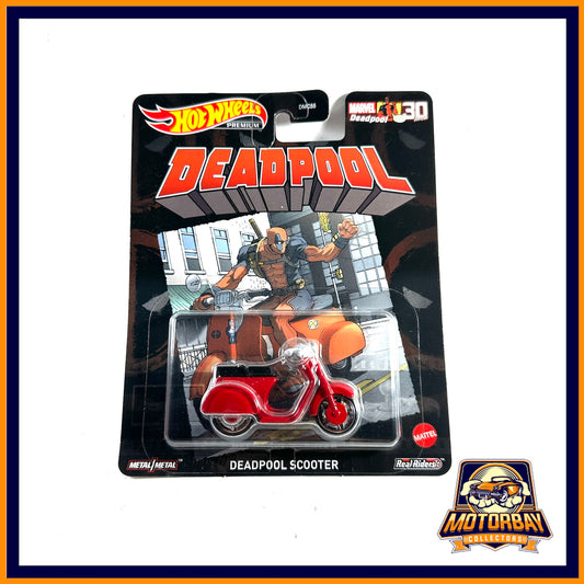 Hot Wheels pop culture premium 1/64 deadpool scooter