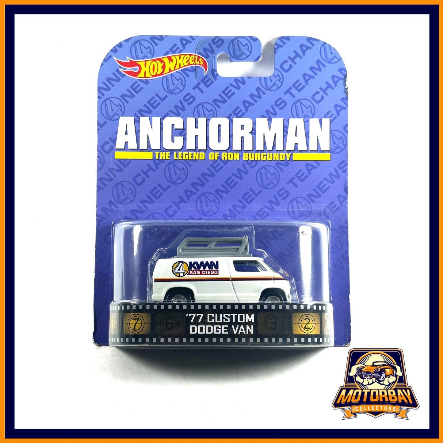 Hot Wheels 1/64 Anchorman 77 Custom Dodge Van