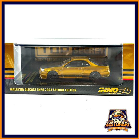 Inno64 1/64 Nissan Skyline R34 malaysia Expo
