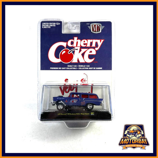 M2 1/64 Coca Cola 1957 Chevrolet Handyman Station Wagon Gasser