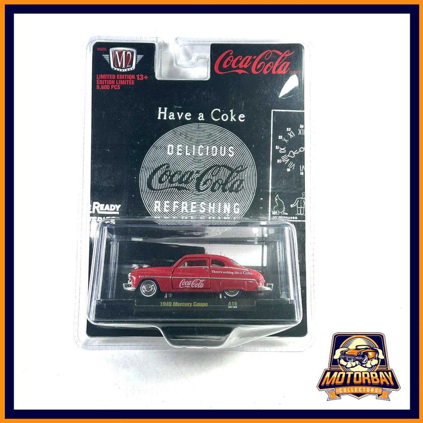 M2 1/64 Coca Cola 1949 Mercury Coupe
