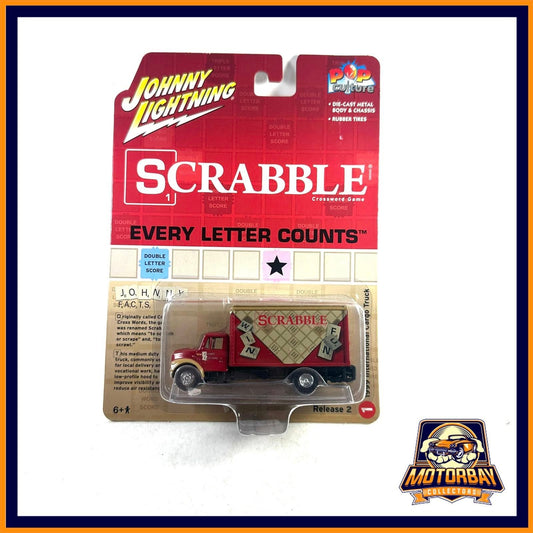 Johnny Lightning 1/64 Scrabble 1999 International Cargo Truck