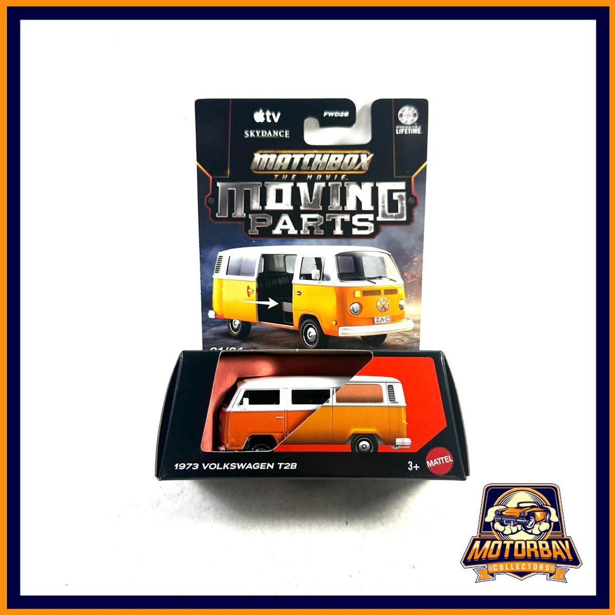 Matchbox moving parts 1/64 Volkswagen t2b