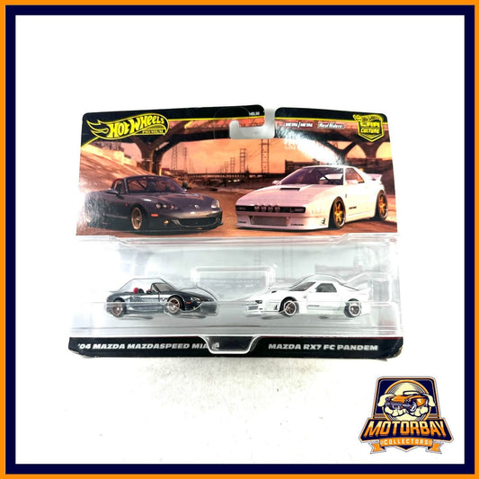 Hot wheels car culture premium 1/64 2 pack Mazda