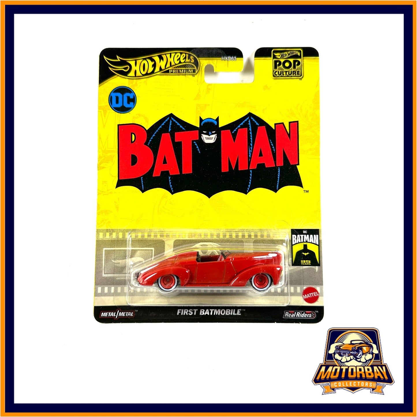Hot wheels 1/64 Batman First Batmobile Batimovil