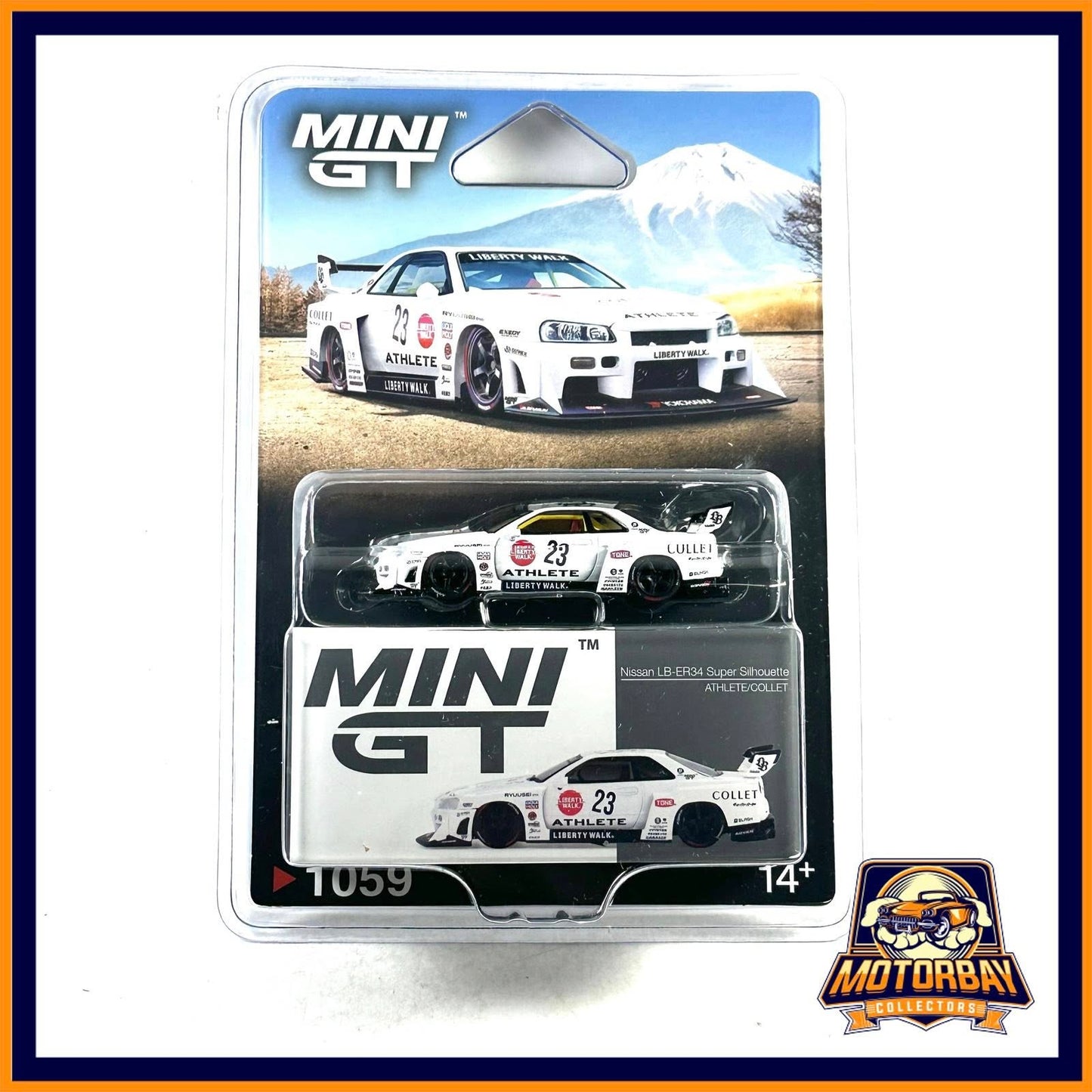 Mini GT 1/64 Nissan LB-ER 34