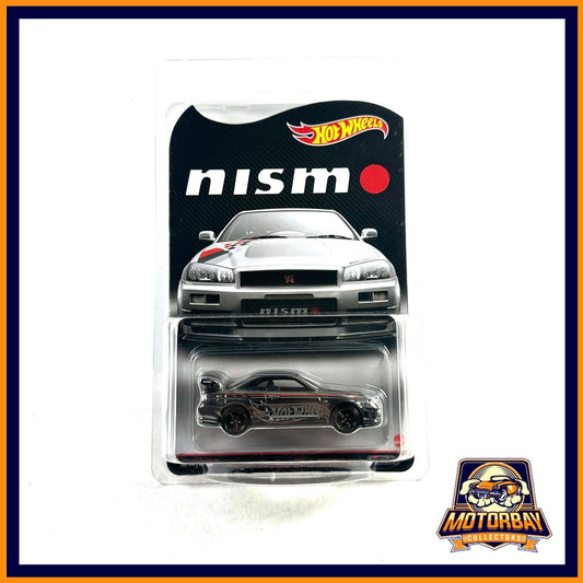 Hot Wheels 1/64 RLC Nissan Skyline GT-R R34 Nismo Plateado