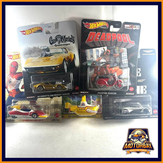 Hot Wheels 1/64 Set Real Riders