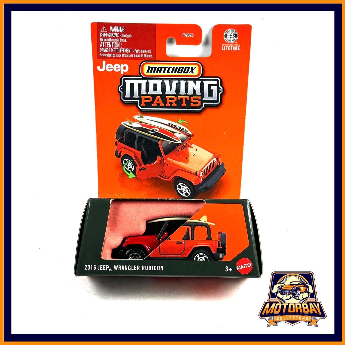 Matchbox 1/64 2016 Jeep Wrangler Rubicon