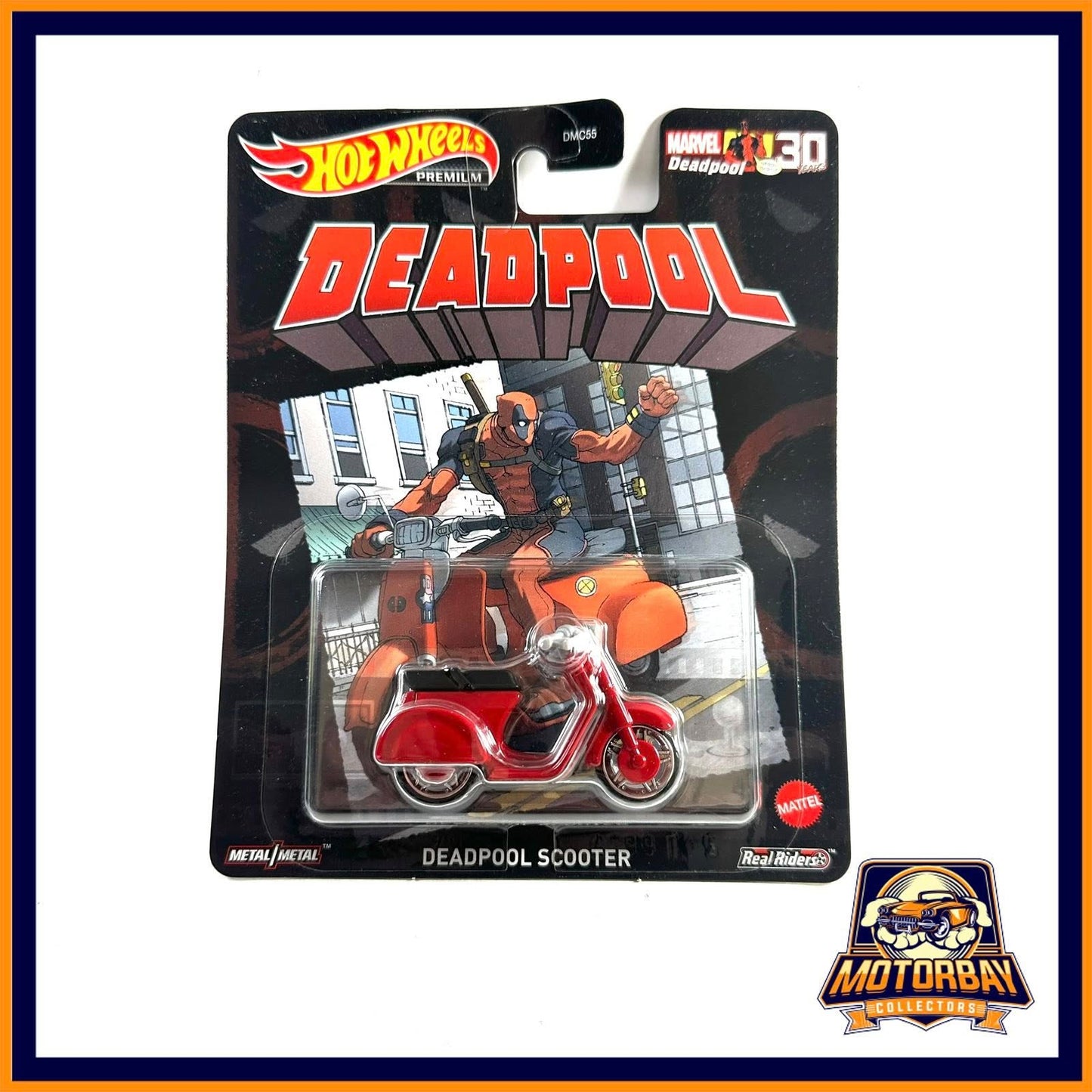 Hot Wheels 1/64 Deadpool Scooter