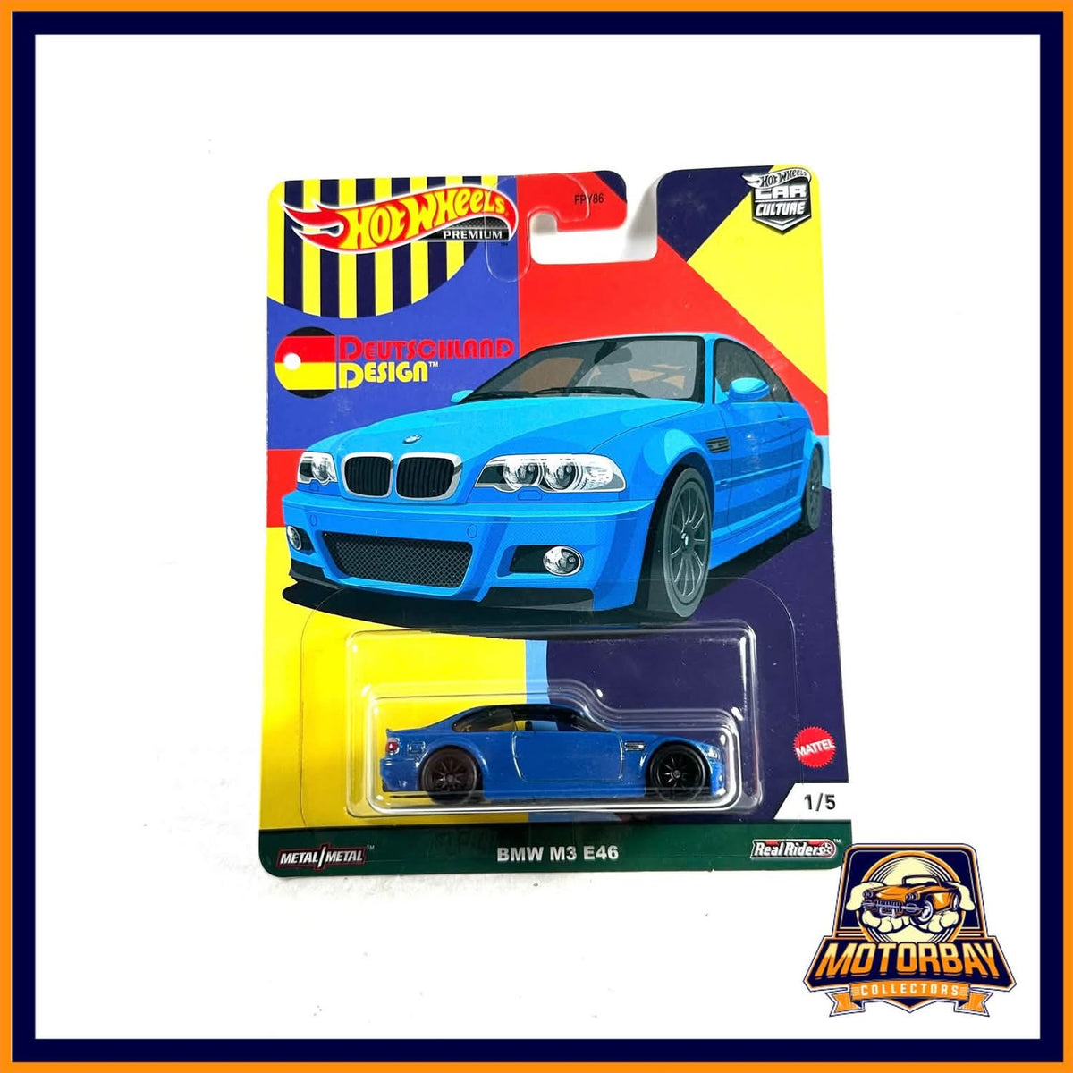 Hot Wheels car culture premium 1/64 BMW m3 e46