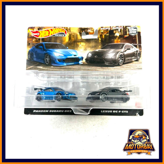 Hot Wheels premium 1/64 2 pack Subaru BRZ / Lexus RC